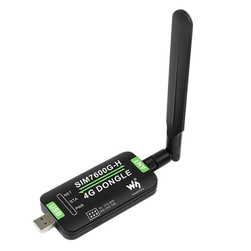 

Top Waveshare SIM7600G-H 4G DONGLE Module an Internet Access Module for Raspberry Pi GNSS Global Communication