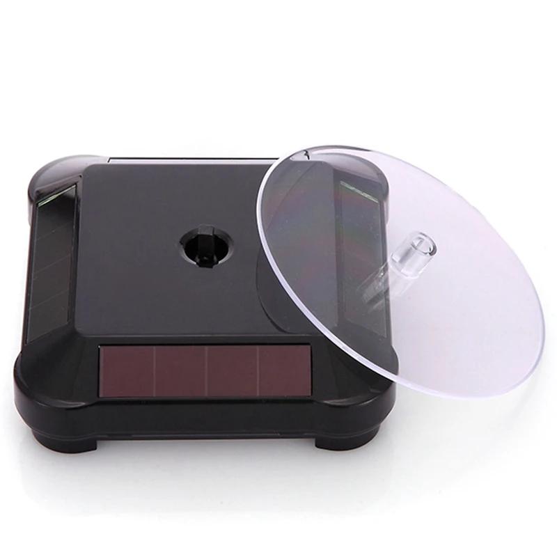 Solar Turntable Jewelry Electric Turntable Display Stand Mobile Phone Watch Hand Jade Glasses Tray Black
Solar Turntable Jewelry Electric Turntable Display Stand Mobile Phone Watch Hand Jade Glasses Tray Black