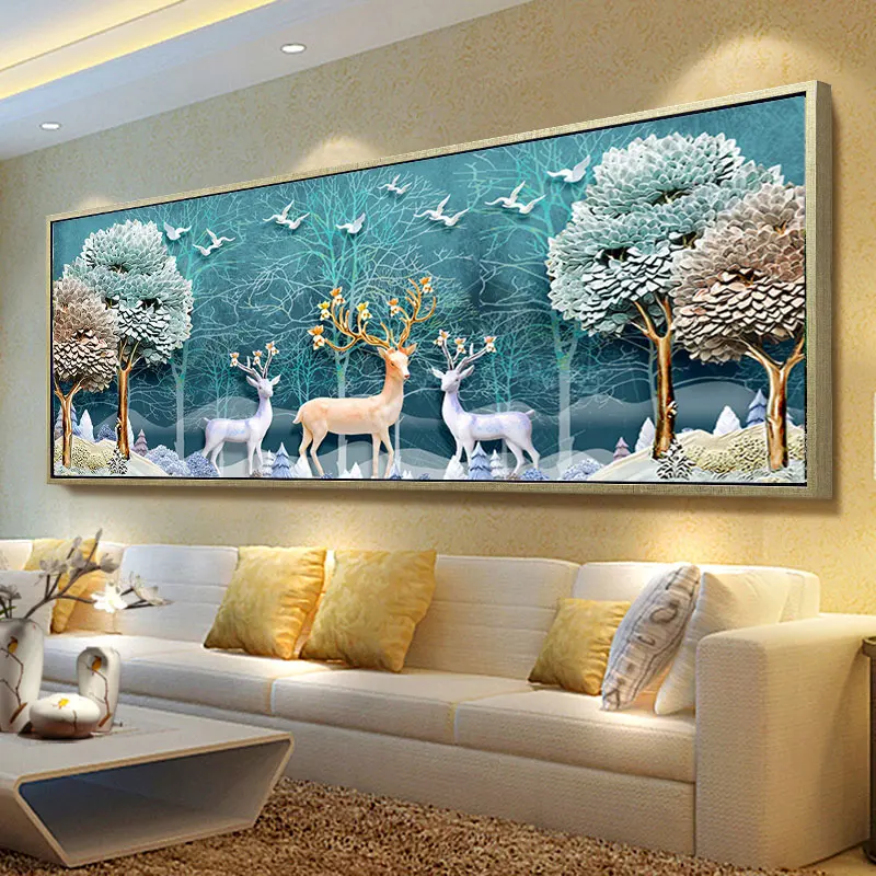5D Full Diamond Painting Living Room Rich Tree Elk Crystal Brick Dot Paste Diamond Embroidery Decoration Diamond Paintings
5D Full Diamond Painting Living Room Rich Tree Elk Crystal Brick Dot Paste Diamond Embroidery Decoration Diamond Paintings