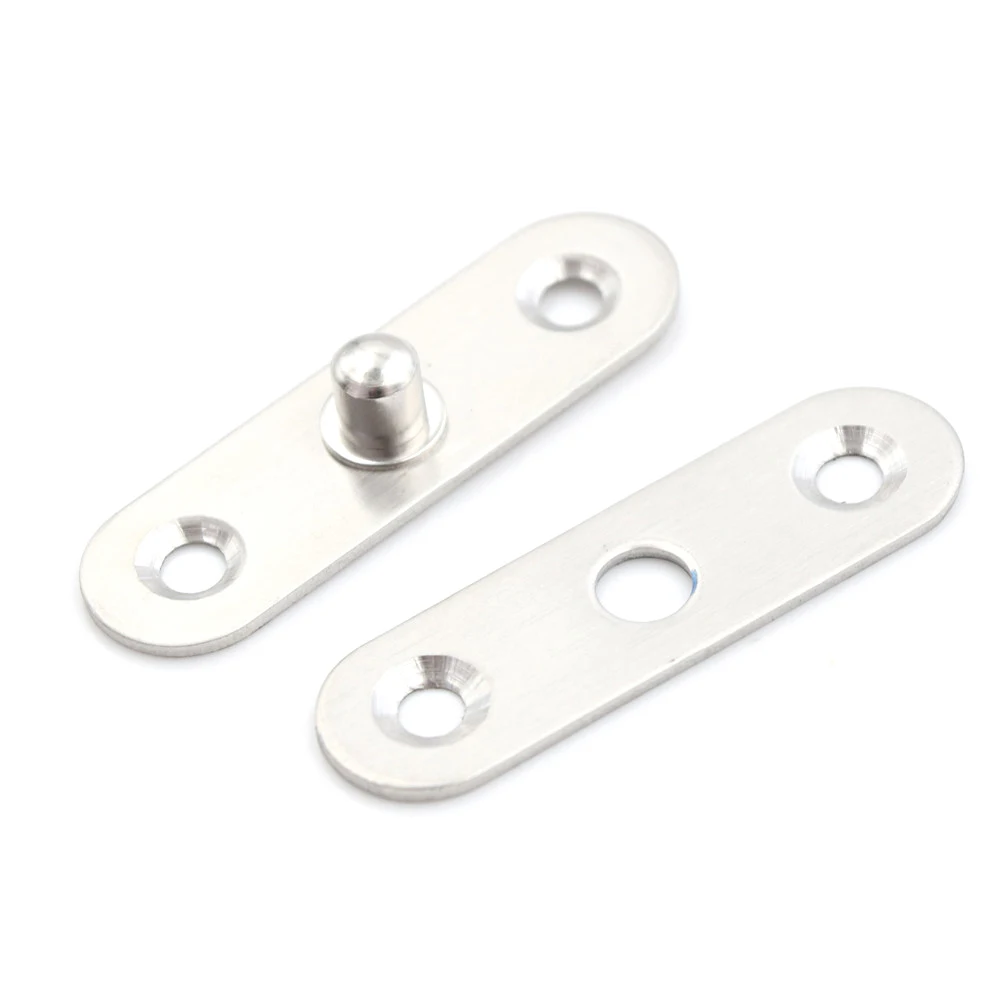 75/95/100mm Furniture Hinges 360 Degree Rotating Hinge Stainless Steel Door Pivot Up Down Shaft New
75/95/100mm Furniture Hinges 360 Degree Rotating Hinge Stainless Steel Door Pivot Up Down Shaft New