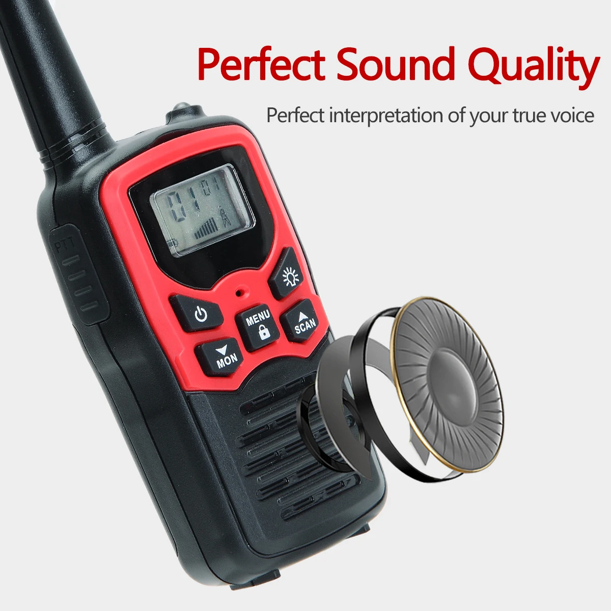 2 OR 4PCS ABBREE T5 Mini Walkie Talkie PMR/FRS Long Range Up to 8 KM Ham Two Way Radio Communicator Transceiver for Hunting
2 OR 4PCS ABBREE T5 Mini Walkie Talkie PMR/FRS Long Range Up to 8 KM Ham Two Way Radio Communicator Transceiver for Hunting