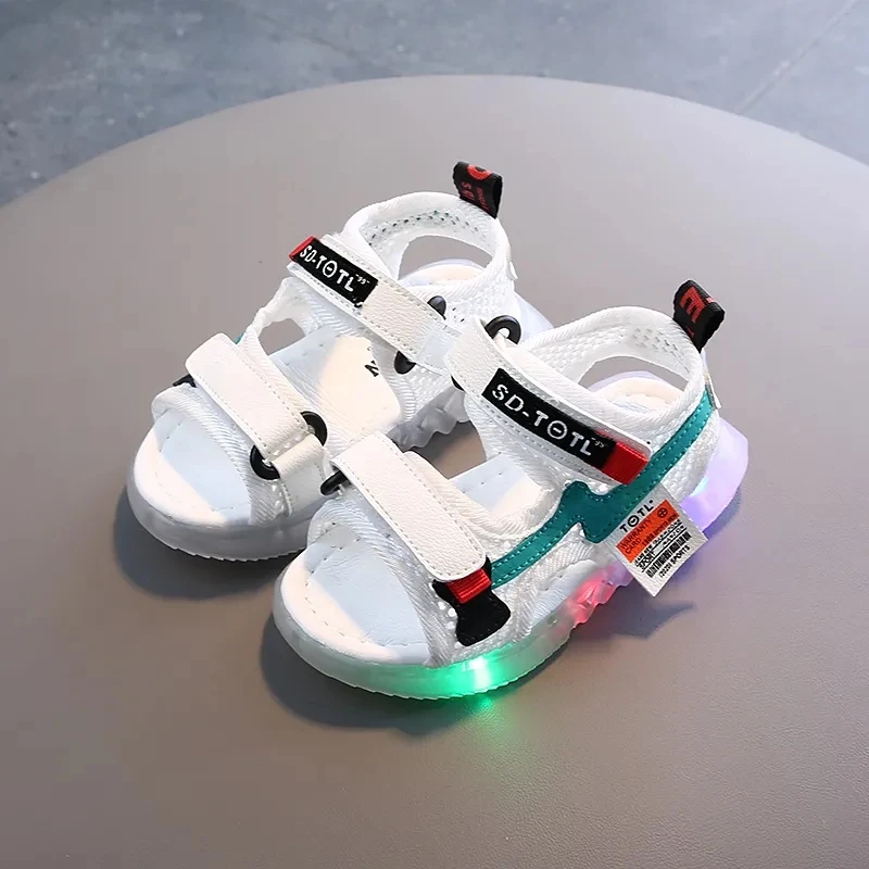 Kids Boys Girls Waterproof LED Non-slip Lightweight Summer Slippers Garden Beach Sandals Glow USB Charging Colorful Lights
Kids Boys Girls Waterproof LED Non-slip Lightweight Summer Slippers Garden Beach Sandals Glow USB Charging Colorful Lights