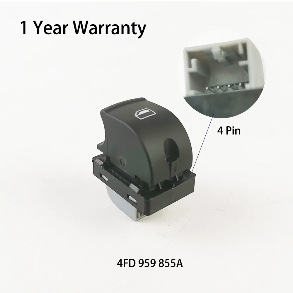 Переключатель Стеклоподъемника для Audi A6L 4FD 959 855A 4FD959855A|Запчасти стартеров| |
