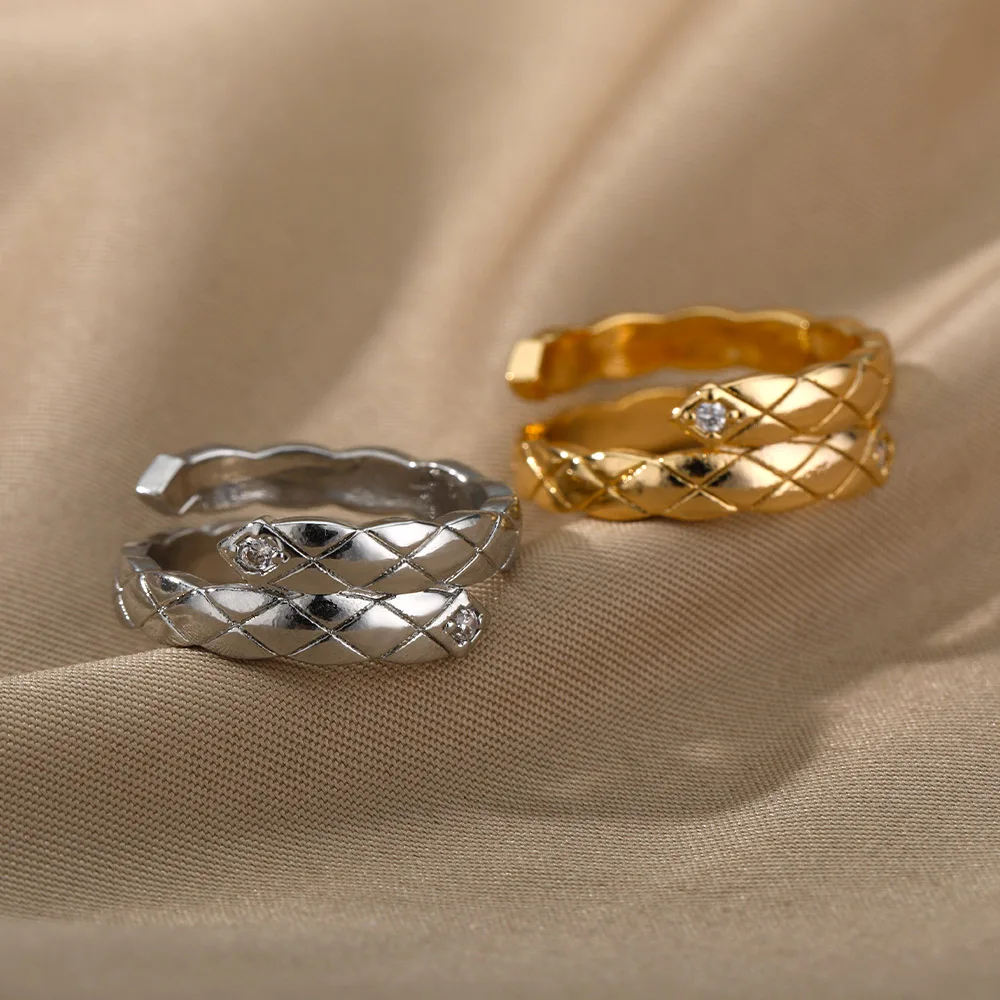 Punk Goth Snake Rings For Women Girls Zircon Crystal Spiral Openning Ring Adjustable Party Finger Rings Vintage Jewelry Gift 
Punk Goth Snake Rings For Women Girls Zircon Crystal Spiral Openning Ring Adjustable Party Finger Rings Vintage Jewelry Gift