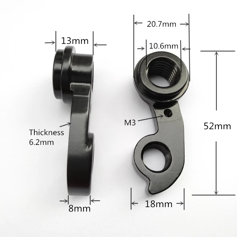 2pcs CNC Bicycle derailleur hanger For Btwin GT Ruckus Haibike Hercules KHS Mondraker Mongoose Radon Staiger Winora MECH dropout
2pcs CNC Bicycle derailleur hanger For Btwin GT Ruckus Haibike Hercules KHS Mondraker Mongoose Radon Staiger Winora MECH dropout