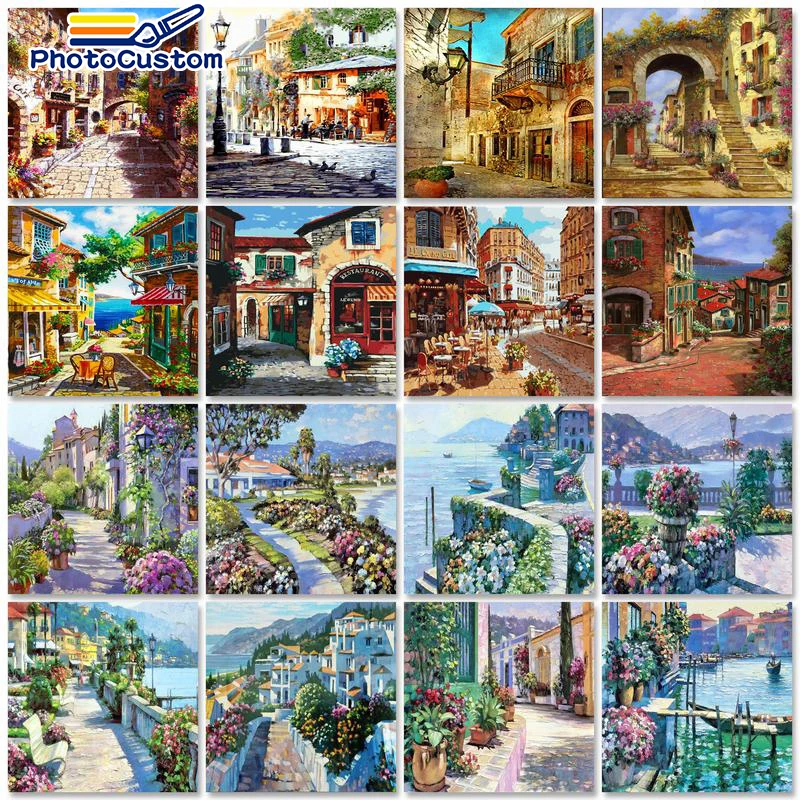 PhotoCustom 40x50cm Oil Paint By Numbers City Scenery Acrylic Paint For Painting By Numbers On Canvas Landscape Home Decor
PhotoCustom 40x50cm Oil Paint By Numbers City Scenery Acrylic Paint For Painting By Numbers On Canvas Landscape Home Decor