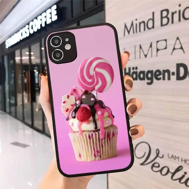 Cupcake Food colorful dessert cute Phone Case Matte Transparent for iPhone 7 8 11 12 s mini pro X XS XR MAX Plus cover funda
Cupcake Food colorful dessert cute Phone Case Matte Transparent for iPhone 7 8 11 12 s mini pro X XS XR MAX Plus cover funda