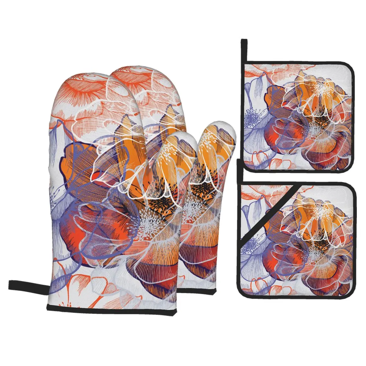 4 шт. кухонные перчатки изоляционная Подушка с абстрактным цветочным принтом Весна Розы для приготовления пищи микроволновая печь перчатки...
4 шт. кухонные перчатки изоляционная Подушка с абстрактным цветочным принтом Весна Розы для приготовления пищи микроволновая печь перчатки...