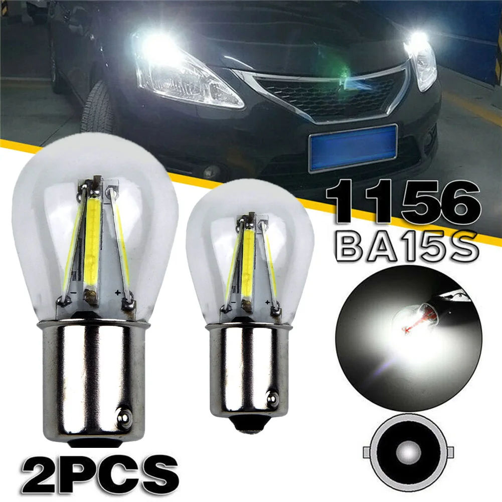 8V-28VDC LED Bulb 2pcs 1156 BA15S 180° COB 4LED Light Bulb Turn Signal Reverse Brake Lamp White
8V-28VDC LED Bulb 2pcs 1156 BA15S 180° COB 4LED Light Bulb Turn Signal Reverse Brake Lamp White