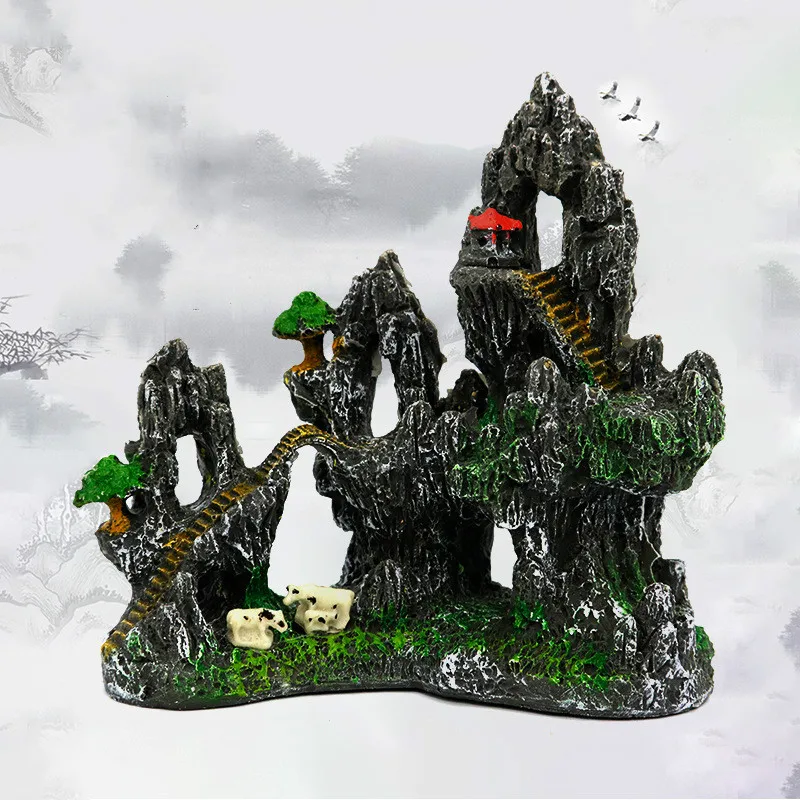 Aquarium Decoration Accessories Underwater Resin Rockery Fish Tank Landscaping Ornaments Simulation Mountain Aquascape Decor
Aquarium Decoration Accessories Underwater Resin Rockery Fish Tank Landscaping Ornaments Simulation Mountain Aquascape Decor