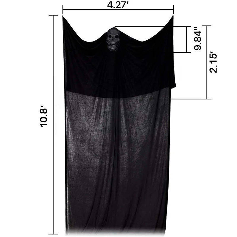 Halloween Creepy Decoration Horror Props Hanging Specter Skull Ghost Mask Hanging Gauze Bar Secret Chamber Haunted House Yard
Halloween Creepy Decoration Horror Props Hanging Specter Skull Ghost Mask Hanging Gauze Bar Secret Chamber Haunted House Yard