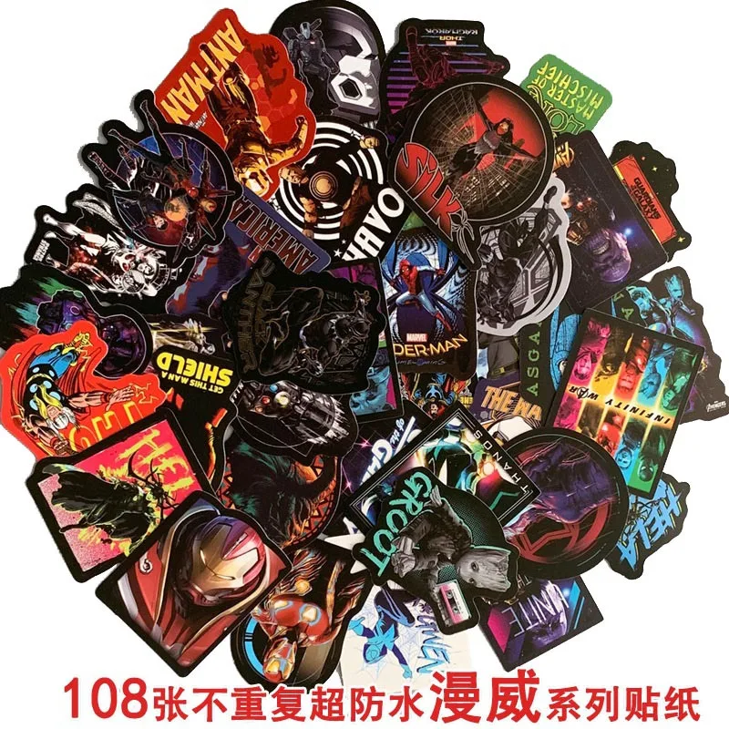 108 Marvel Thanos hero car stickers mobile phone case trunk helmet car stickers PVC waterproof
108 Marvel Thanos hero car stickers mobile phone case trunk helmet car stickers PVC waterproof