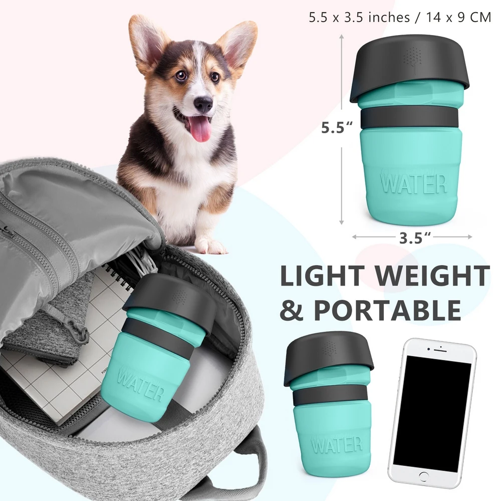 520ml Dog Water Bottle Pet Puppy Cat Sport Portable Travel Outdoor Dogs Water Bowl Drinker Drinking Water Mug Cup Dispenser
520ml Dog Water Bottle Pet Puppy Cat Sport Portable Travel Outdoor Dogs Water Bowl Drinker Drinking Water Mug Cup Dispenser