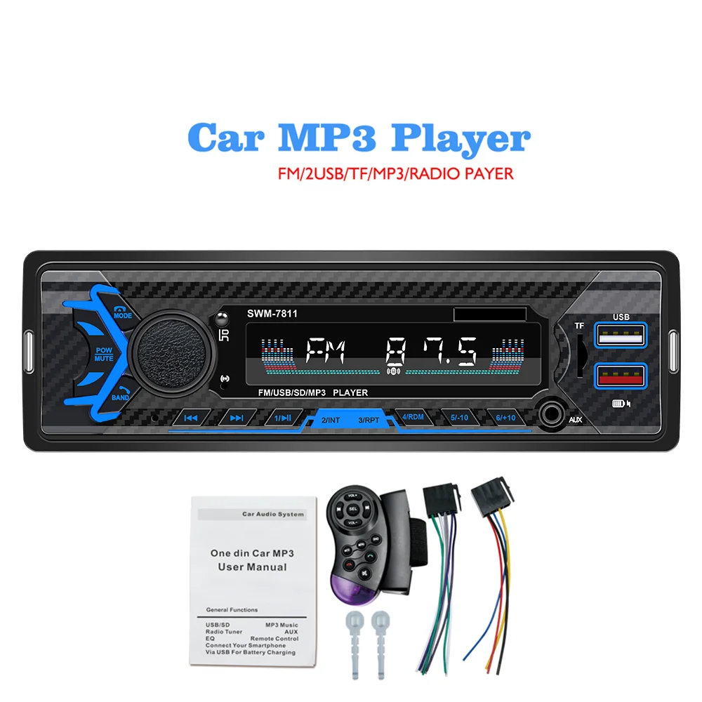 Labo 1Din автомобиль радио стерео цифровой плеер Bluetooth Автомобильный MP3-плеер 60Wx4 FM Радио стерео аудио USB/SD с четырехъядерным процессором In Dash AUX В...
Labo 1Din автомобиль радио стерео цифровой плеер Bluetooth Автомобильный MP3-плеер 60Wx4 FM Радио стерео аудио USB/SD с четырехъядерным процессором In Dash AUX В...