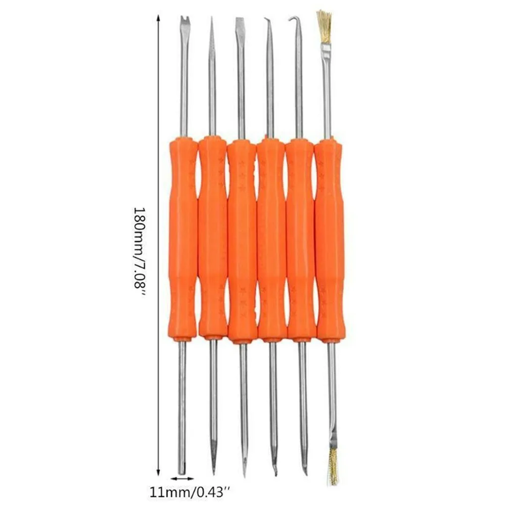 6pcs Welding Tool Desoldering Aid Tool Kit Soldering Assist Tools PCB Cleaning Repair Washing Grinding Removal Tool
6pcs Welding Tool Desoldering Aid Tool Kit Soldering Assist Tools PCB Cleaning Repair Washing Grinding Removal Tool