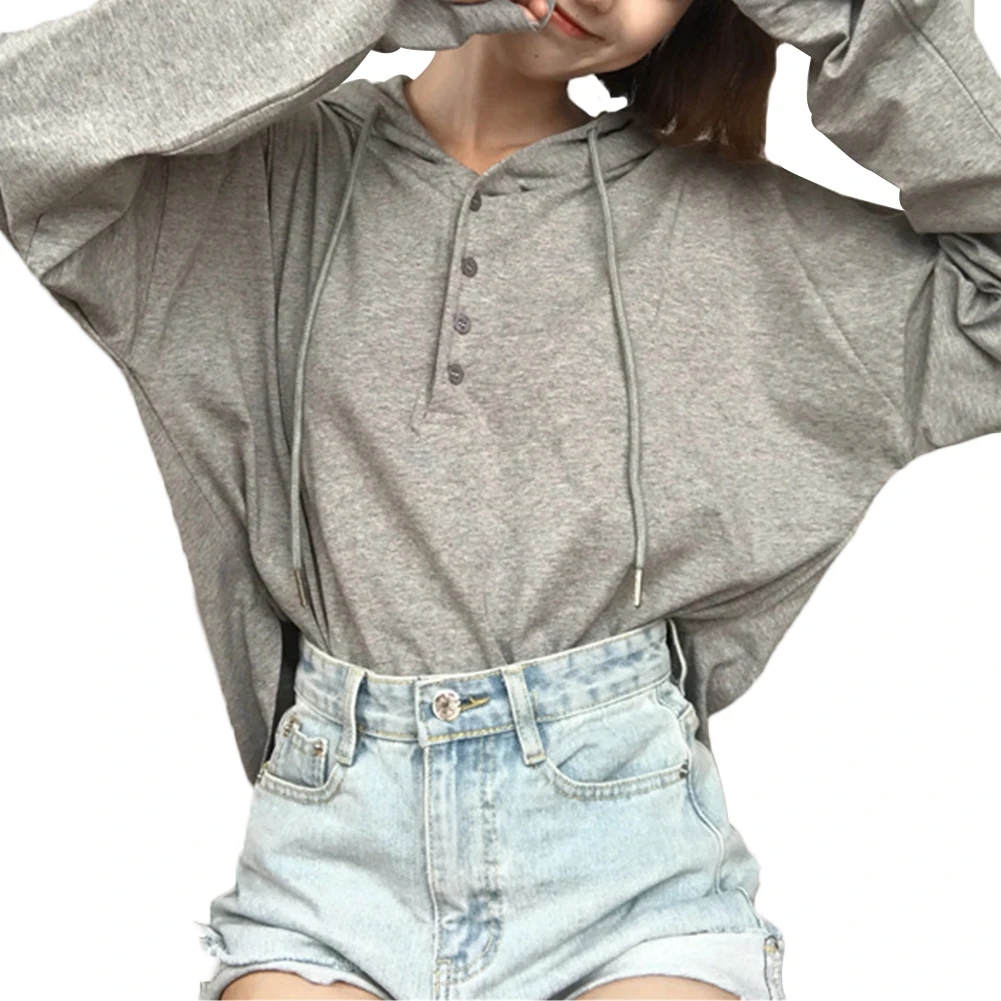 2020 New Women Hooded Sweatshirts Female Fashion Pure Color Pattern Long Sleeve Women s Sweatshirts Hooded Simple Style Blouse
2020 New Women Hooded Sweatshirts Female Fashion Pure Color Pattern Long Sleeve Women s Sweatshirts Hooded Simple Style Blouse