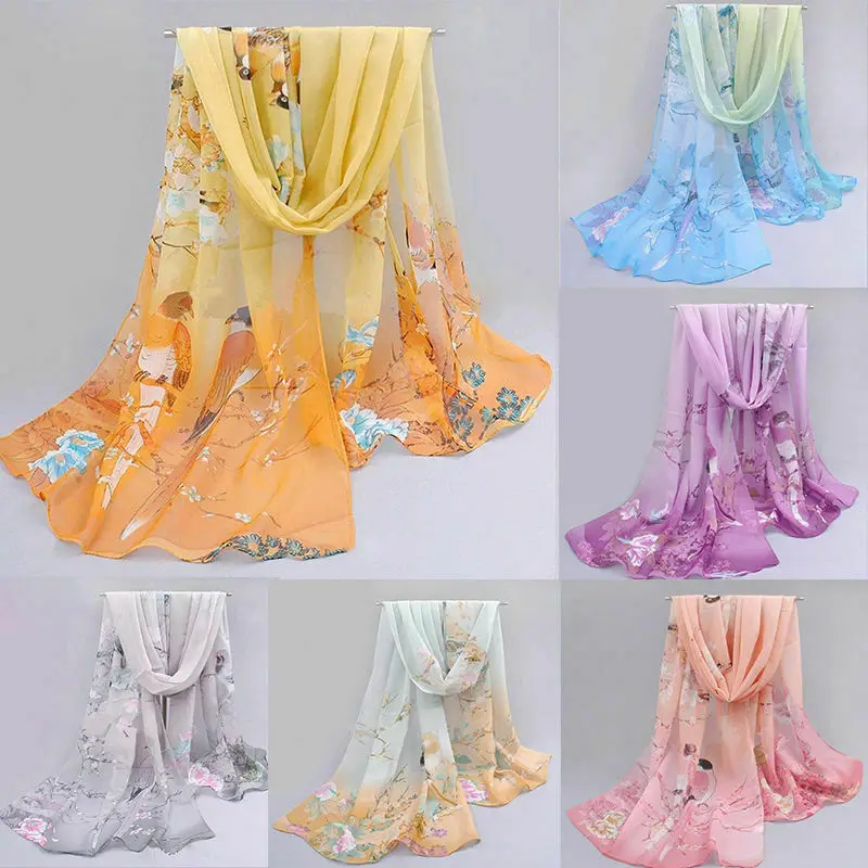 Fashion Spring Summer Thin Shawls Silk Satin Scarf for Women Soft Chiffon Silk Animal Bird Printed Scarves Female Wrap Shawl
Fashion Spring Summer Thin Shawls Silk Satin Scarf for Women Soft Chiffon Silk Animal Bird Printed Scarves Female Wrap Shawl