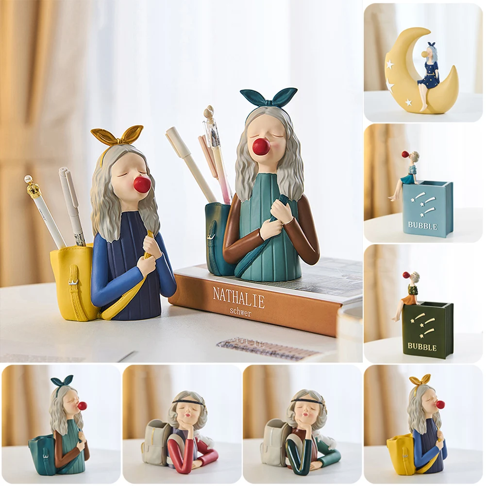 New Pen Holder Cute Desk Organizer Cute Desktop Accessory Continental Style Stationery Organizer Pencil Cup for Home Office
New Pen Holder Cute Desk Organizer Cute Desktop Accessory Continental Style Stationery Organizer Pencil Cup for Home Office