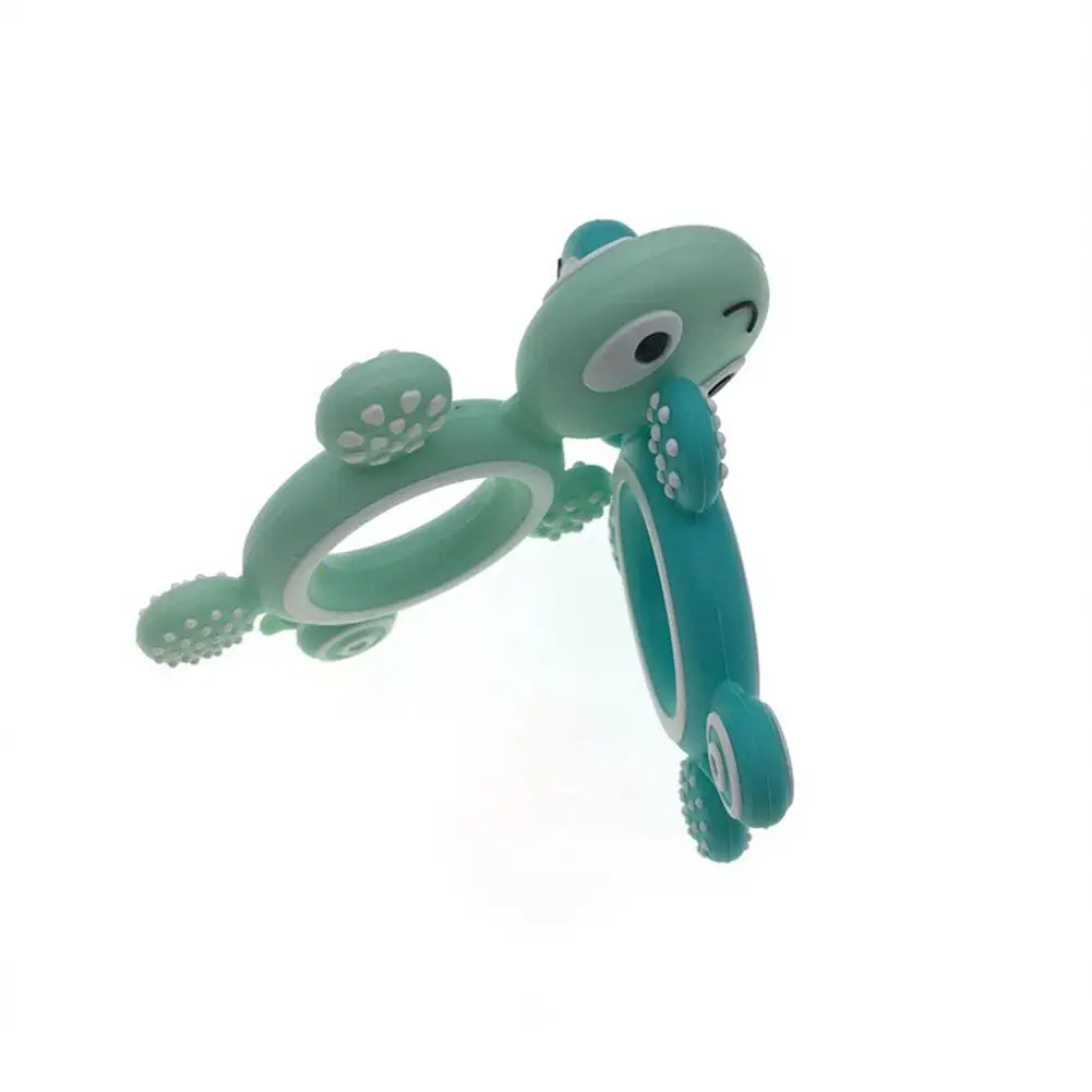 Baby Silicone Teethers BPA Free Teething Toy Animal Turtle Baby Teether Silicone Baby Ring DIY Baby Care 
Baby Silicone Teethers BPA Free Teething Toy Animal Turtle Baby Teether Silicone Baby Ring DIY Baby Care