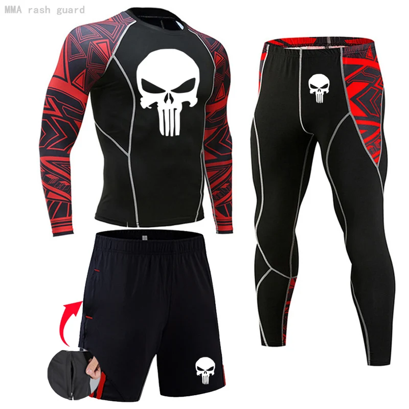 Male Compression Tights Base layer Running Fitness Workout Set Quick dry Gym T-shirt Training Pants track suit Men sportswear
Male Compression Tights Base layer Running Fitness Workout Set Quick dry Gym T-shirt Training Pants track suit Men sportswear