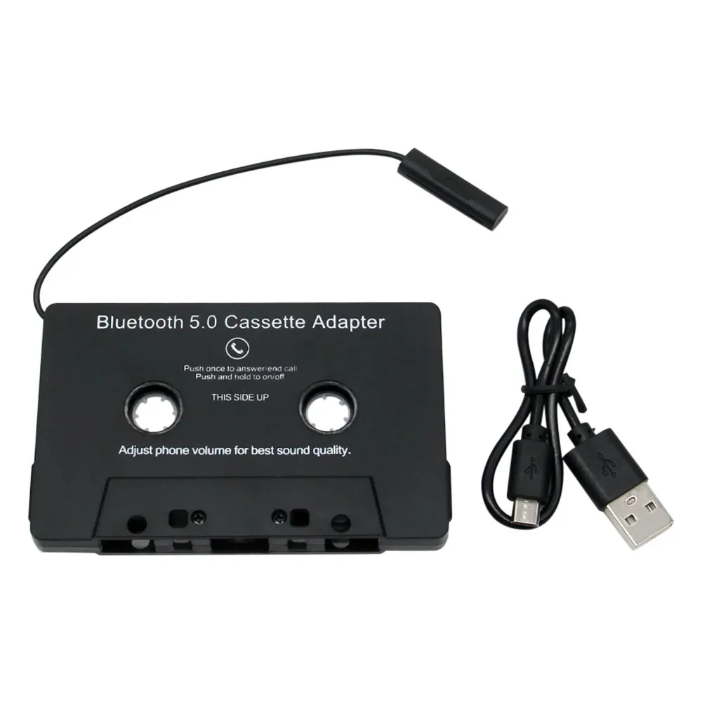 Bluetooth совместимый Кассетный адаптер для ленточного плеера MP3 Беспроводной