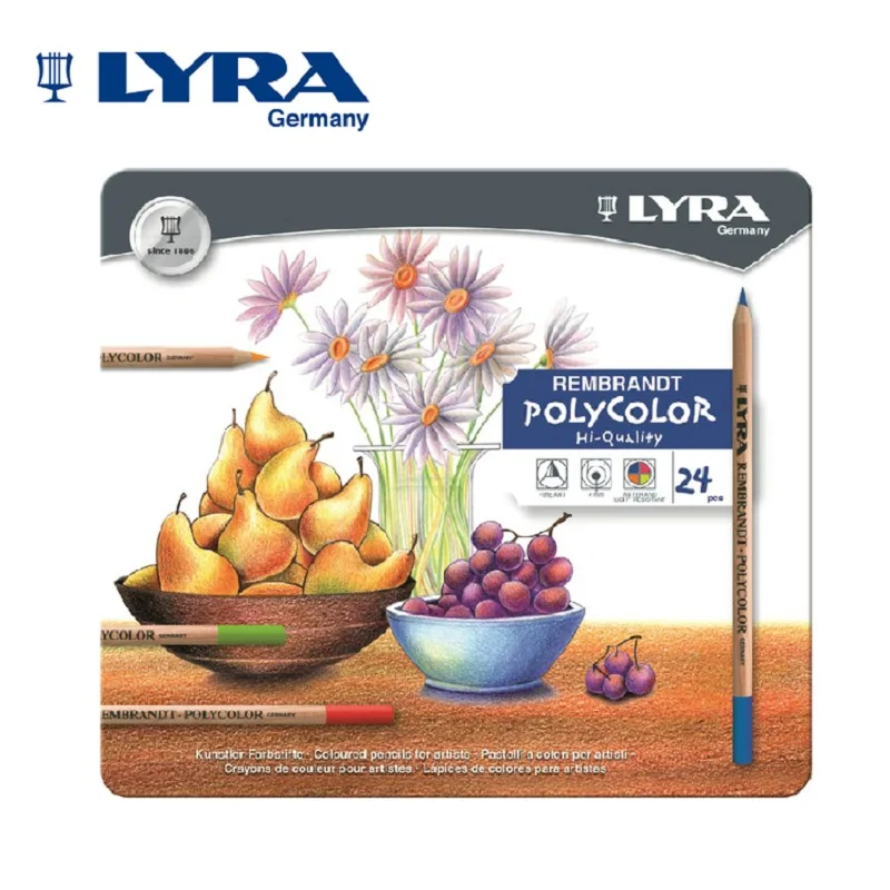 LYRA REMBRANDT POLYCOLOR масляные цветные карандаши 12/24/36/72 цветов Набор для рисования в железной коробке карандаши для рисования деревянные карандаши...
LYRA REMBRANDT POLYCOLOR масляные цветные карандаши 12/24/36/72 цветов Набор для рисования в железной коробке карандаши для рисования деревянные карандаши...