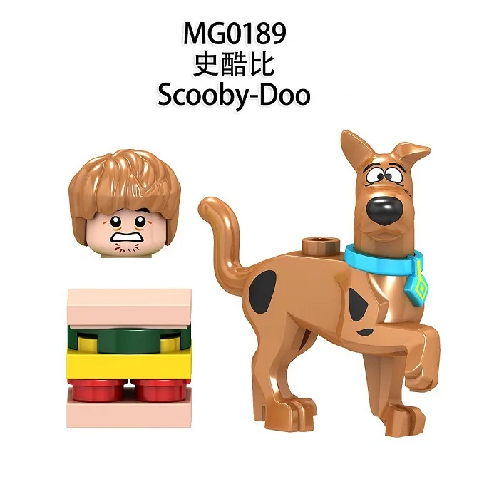 Серия фильмов Scooby Doo 2 Монстры разблокированные строительные блоки мини