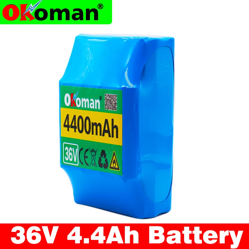 Okoman 36В 4 4ач 4400 мАч 2 колеса Электрический скутер Балансирующий литиевый