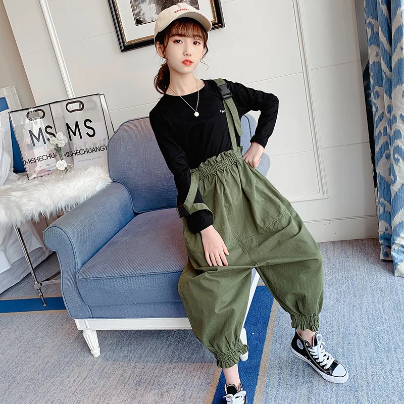 Spring Children's Bib Suit Girls Suit 2021 Spring Korean Girl Bloomers Bottoming Shirt
Spring Children's Bib Suit Girls Suit 2021 Spring Korean Girl Bloomers Bottoming Shirt