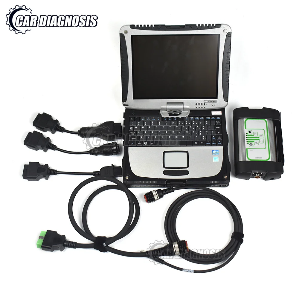 

for VOLVO Vocom 88890300 for volvo truck excavator diagnostic tool for volvo ptt v2.8 dev2tool EUR6 FH FM4 +Thoughbook CF19