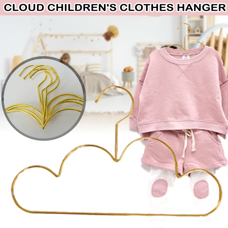 Cute Children's Hanger with Non-Slip Grooves Heavy Duty Space Saving Clothing Hanger for Daily Life Use Gold TH
Cute Children's Hanger with Non-Slip Grooves Heavy Duty Space Saving Clothing Hanger for Daily Life Use Gold TH
