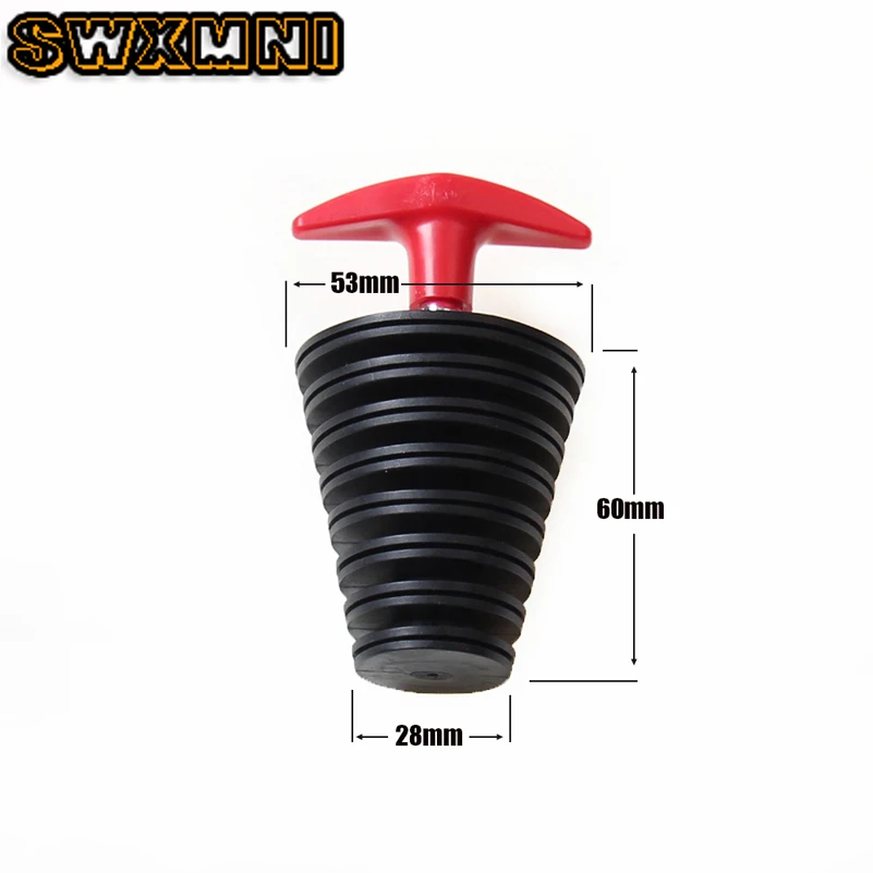 

28-53MM Motorcycle Exhaust Pipe Motocross Tailpipe PVC Air-bleeder Exhaust Silencer Muffler Wash Plug Pipe Protector
