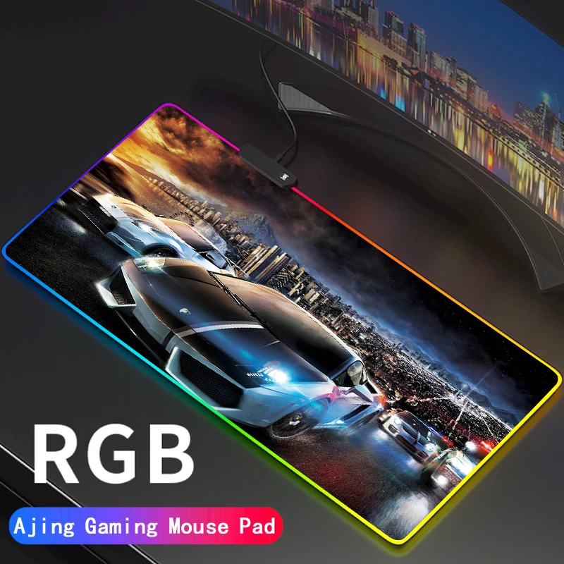 Need For Speed LED Light Mousepad RGB Keyboard Cover Desk-mat Colorful Surface Mouse Pad Waterproof Multi-size Computer
Need For Speed LED Light Mousepad RGB Keyboard Cover Desk-mat Colorful Surface Mouse Pad Waterproof Multi-size Computer
