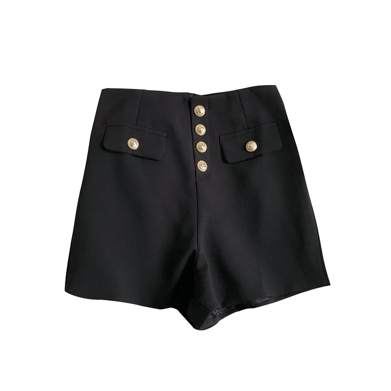 LY VAREY LIN 2021 New Spring Summer Women Casual Single Breasted Wide Leg Shorts Office Lady High Waist Temperament Shorts
LY VAREY LIN 2021 New Spring Summer Women Casual Single Breasted Wide Leg Shorts Office Lady High Waist Temperament Shorts