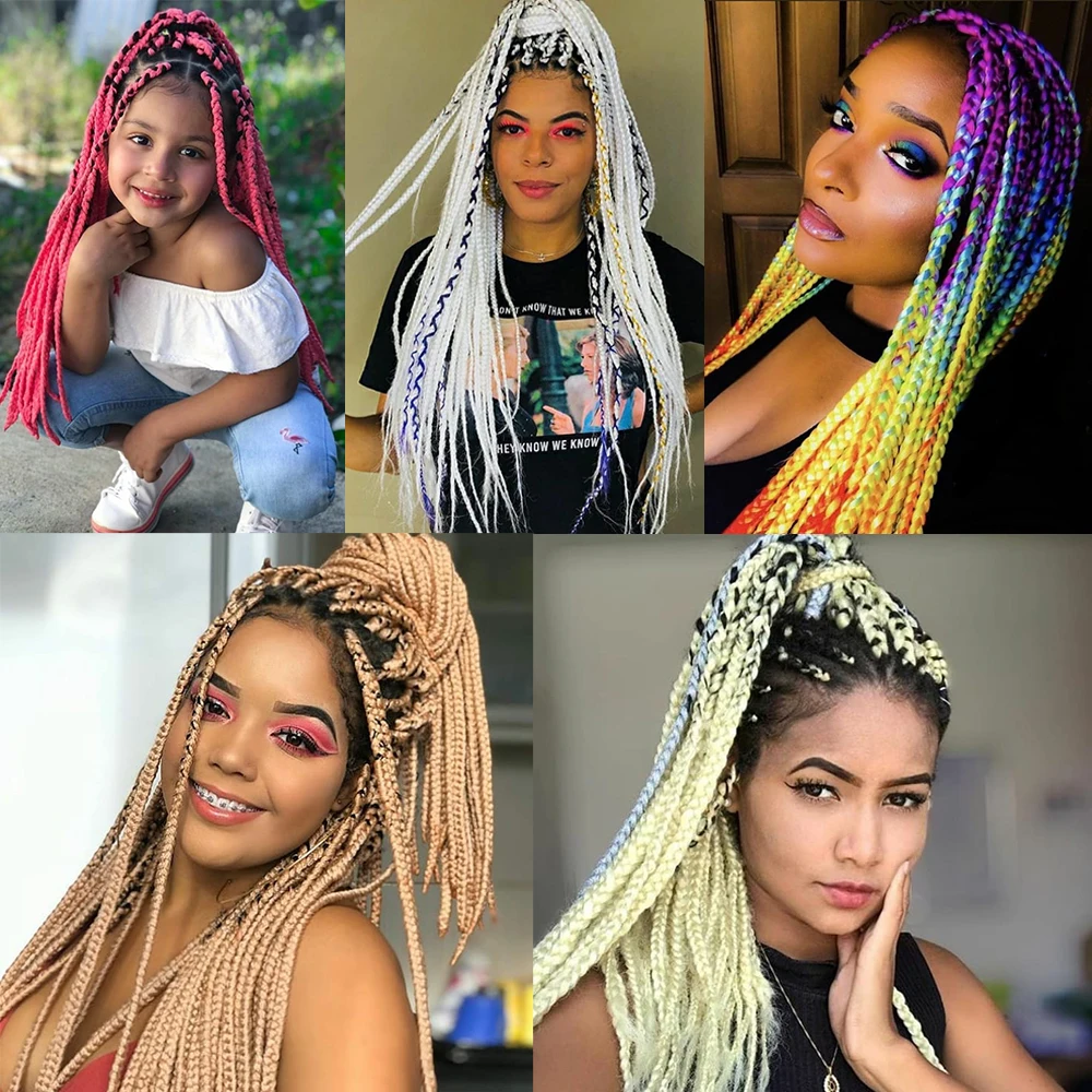 24 Inch 100g Ombre Color Braiding Hair Extensions Pre Stretched Blonde Pink Jumbo Braids Hair Box Twist Braids
24 Inch 100g Ombre Color Braiding Hair Extensions Pre Stretched Blonde Pink Jumbo Braids Hair Box Twist Braids