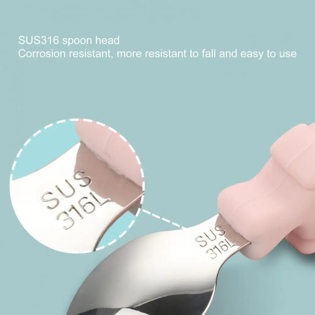 3Pcs/Set Creative Baby Feeding Utensil No Burr Heat-resistance Portable Baby Spoon Fork Utensil for Kindergarten
3Pcs/Set Creative Baby Feeding Utensil No Burr Heat-resistance Portable Baby Spoon Fork Utensil for Kindergarten