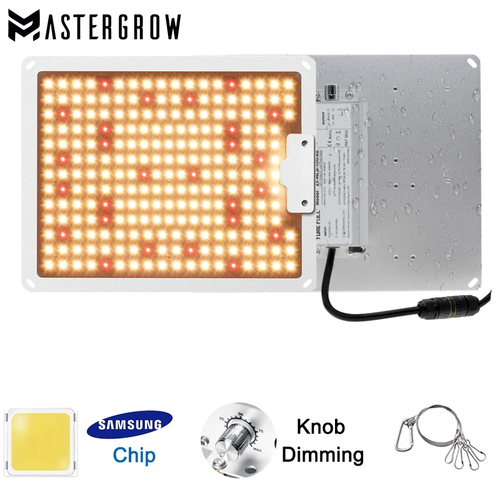 Светодиодная лампа для выращивания Samsung LM281B 1000 Вт полный спектр с регулируемой