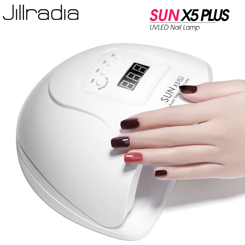 Jillradia SUN 5X Plus Сушилка для ногтей гель Лаковая лампа УФ светодиодный ледяной