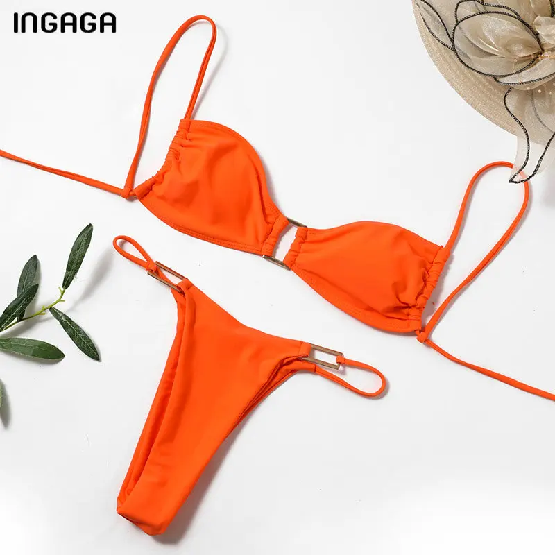 INGAGA сексуальный женский купальник без бретелек, женский купальник 2021, купальный костюм со стрингами, женское оранжевое бикини, летняя пляжн...
INGAGA сексуальный женский купальник без бретелек, женский купальник 2021, купальный костюм со стрингами, женское оранжевое бикини, летняя пляжн...
