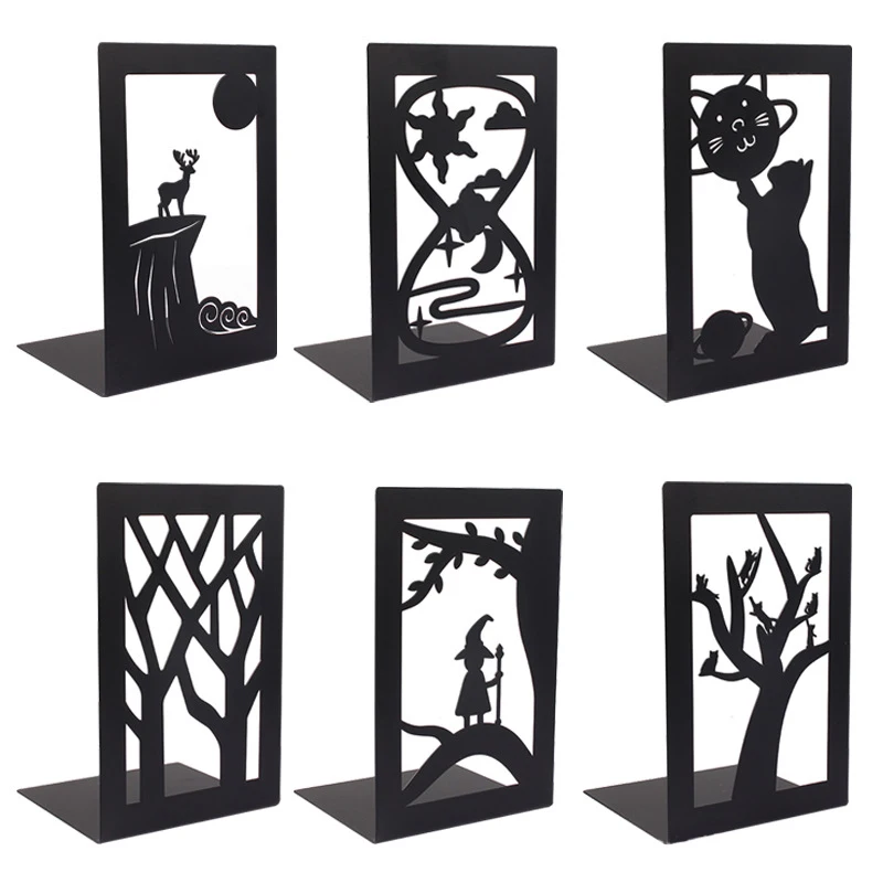2 Pcs/Set Fantasy Forest Series Bookend Desktop Creative Simple Ins Style Book Storage Rack Metallic Material Office Supplies
2 Pcs/Set Fantasy Forest Series Bookend Desktop Creative Simple Ins Style Book Storage Rack Metallic Material Office Supplies
