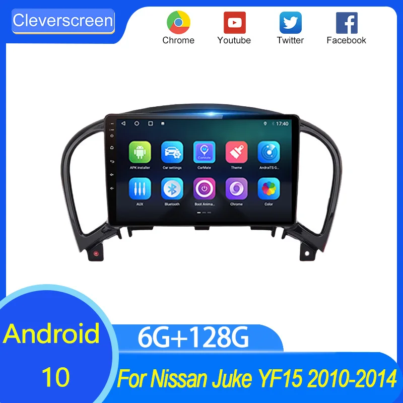 6G128G 4G WIFI Android 10.0 Auto Radio For Nissan Juke YF15 2010 2011 2012-2014 Carplay 4G Car Multimedia GPS 2 din autoradio
6G128G 4G WIFI Android 10.0 Auto Radio For Nissan Juke YF15 2010 2011 2012-2014 Carplay 4G Car Multimedia GPS 2 din autoradio