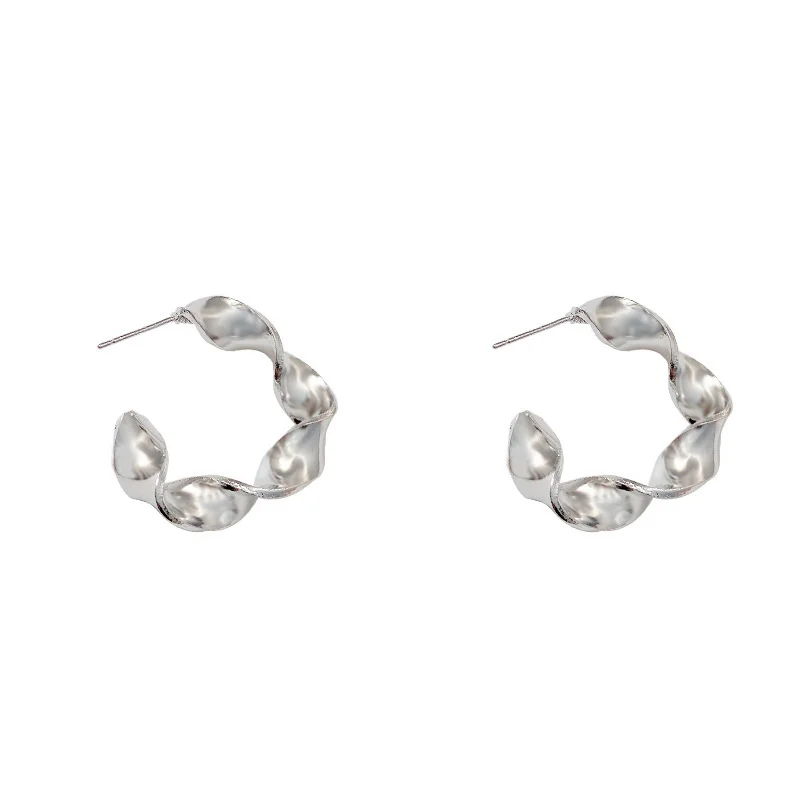 Twist Metal Geometry Silver 2021 Casual at a Loss Earrings for Women European Wedding
Twist Metal Geometry Silver 2021 Casual at a Loss Earrings for Women European Wedding