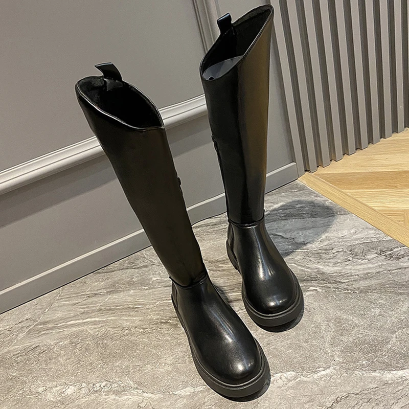Autumn Female Knee High Shoes Chelsea Boots Ladies New Western Boots Fashion Round Toe Casual Flats Shoes For Woman 2021
Autumn Female Knee High Shoes Chelsea Boots Ladies New Western Boots Fashion Round Toe Casual Flats Shoes For Woman 2021