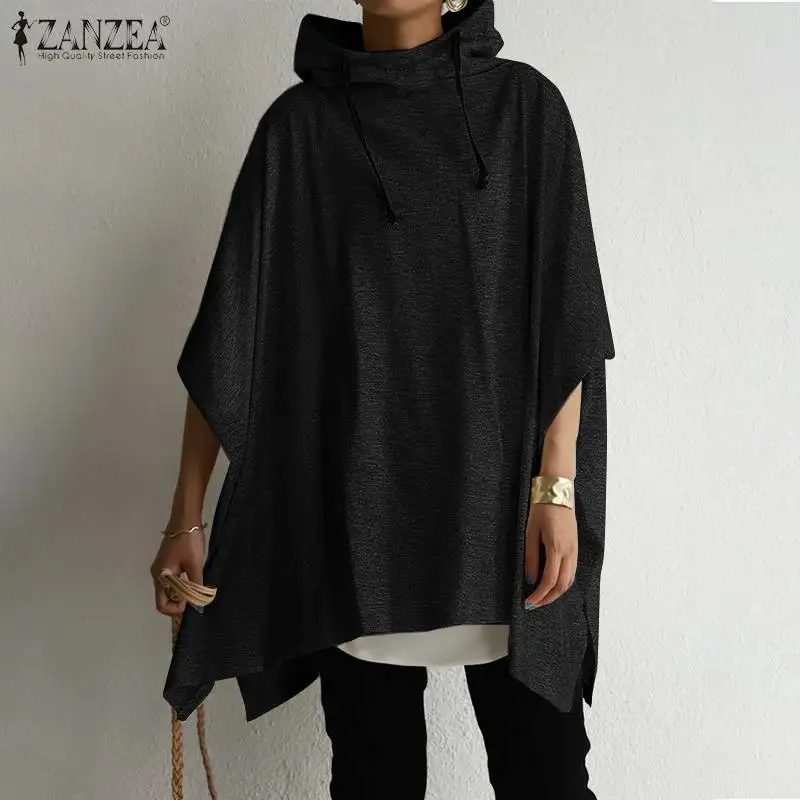ZANZEA 2021 Female Clothing Party Chemise Tops Stylish Autumn Lady Casual Solid 3/4 Sleeve Blouse Oversized Shirt Holiday Hooded
ZANZEA 2021 Female Clothing Party Chemise Tops Stylish Autumn Lady Casual Solid 3/4 Sleeve Blouse Oversized Shirt Holiday Hooded