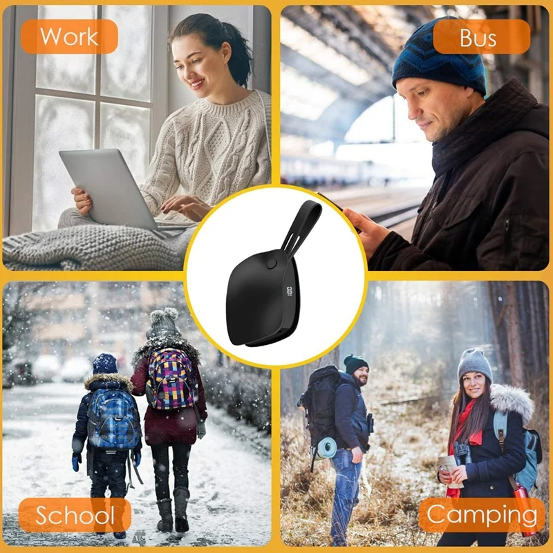 Rechargeable Hand Warmers, USB Electric Portable Reusable Heater Hot Warmers Heater/Power Bank ,Best Winter Gift 
Rechargeable Hand Warmers, USB Electric Portable Reusable Heater Hot Warmers Heater/Power Bank ,Best Winter Gift