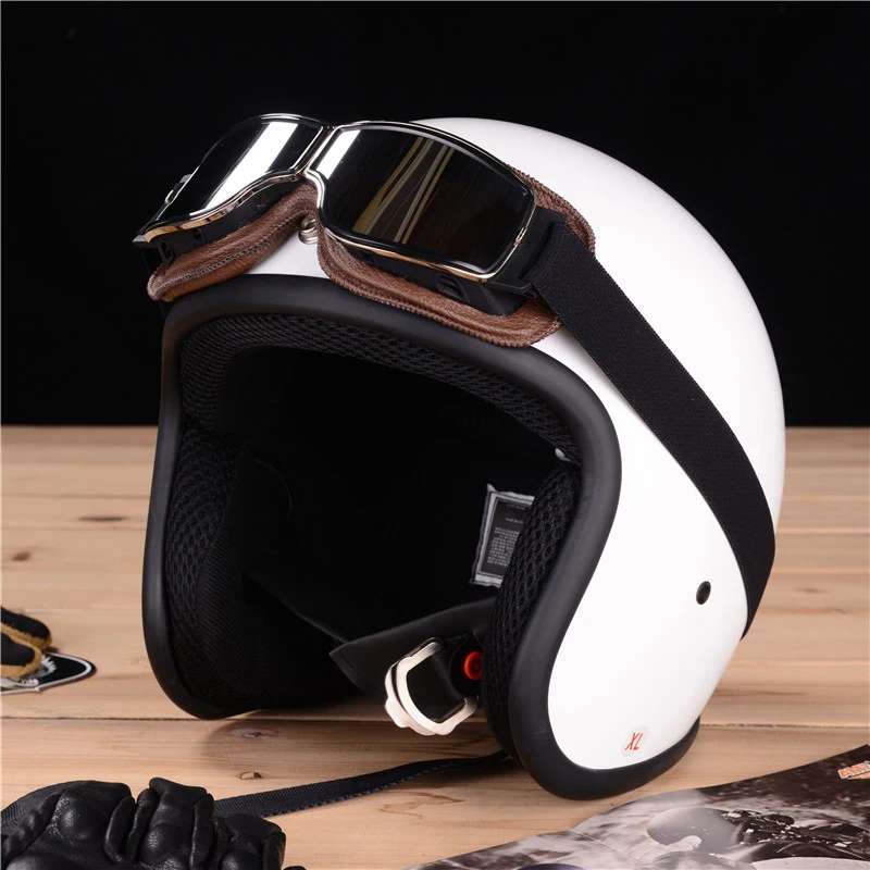 Latest Vintage Leather Motorcycle Goggles Collapsible Goggles Vintage Motorcycle Glasses Jet Pilot 4 Color Sunglasses
Latest Vintage Leather Motorcycle Goggles Collapsible Goggles Vintage Motorcycle Glasses Jet Pilot 4 Color Sunglasses