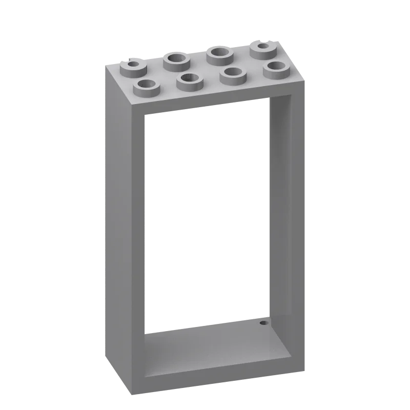 Дверная рама 2x4x6 MOC DIY строительные блоки аксессуары детали 60599|Игрушечные кубики|
