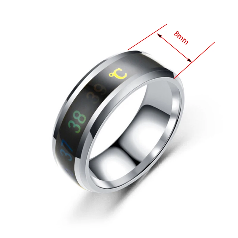 Body temperature sensor body temperature ring ring discoloration real-time temperature Rings
Body temperature sensor body temperature ring ring discoloration real-time temperature Rings