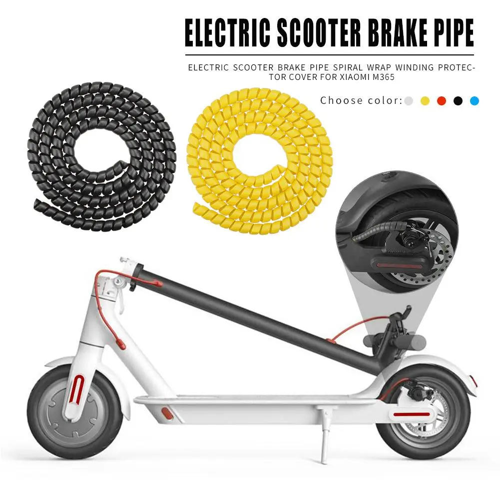 8mm 1m Electric Scooter Brake Protection Pipe Spiral Wrap Winding Wire Protector Cover for Xiaomi M365 Riding Cycling
8mm 1m Electric Scooter Brake Protection Pipe Spiral Wrap Winding Wire Protector Cover for Xiaomi M365 Riding Cycling
