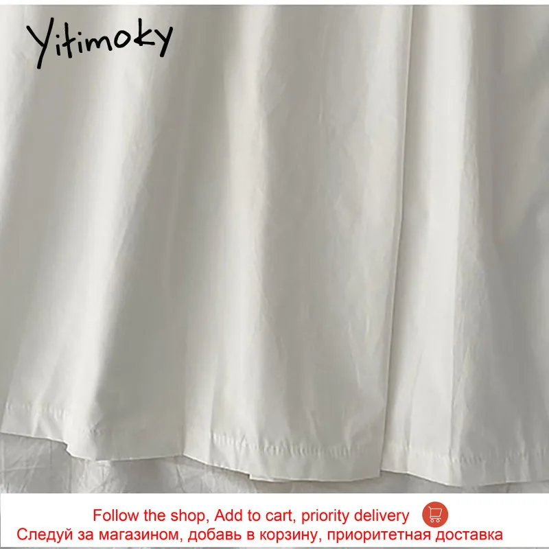 Yitimoky Cotton Vintage Folds Black Skirt Womens 2021 Spring Korean Harajuku Button Casual Zipper High Waist A-Line Midi Skirts
Yitimoky Cotton Vintage Folds Black Skirt Womens 2021 Spring Korean Harajuku Button Casual Zipper High Waist A-Line Midi Skirts